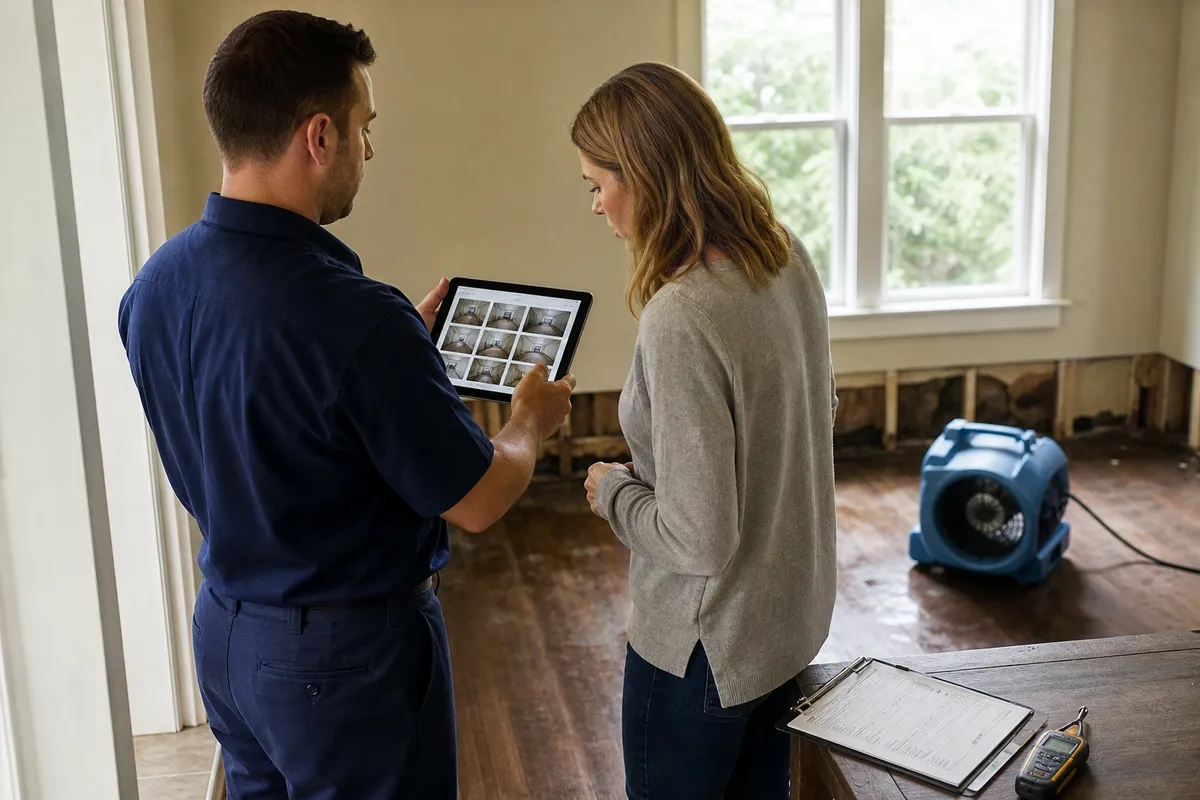 Insurance claim documentation for Flushing property restoration